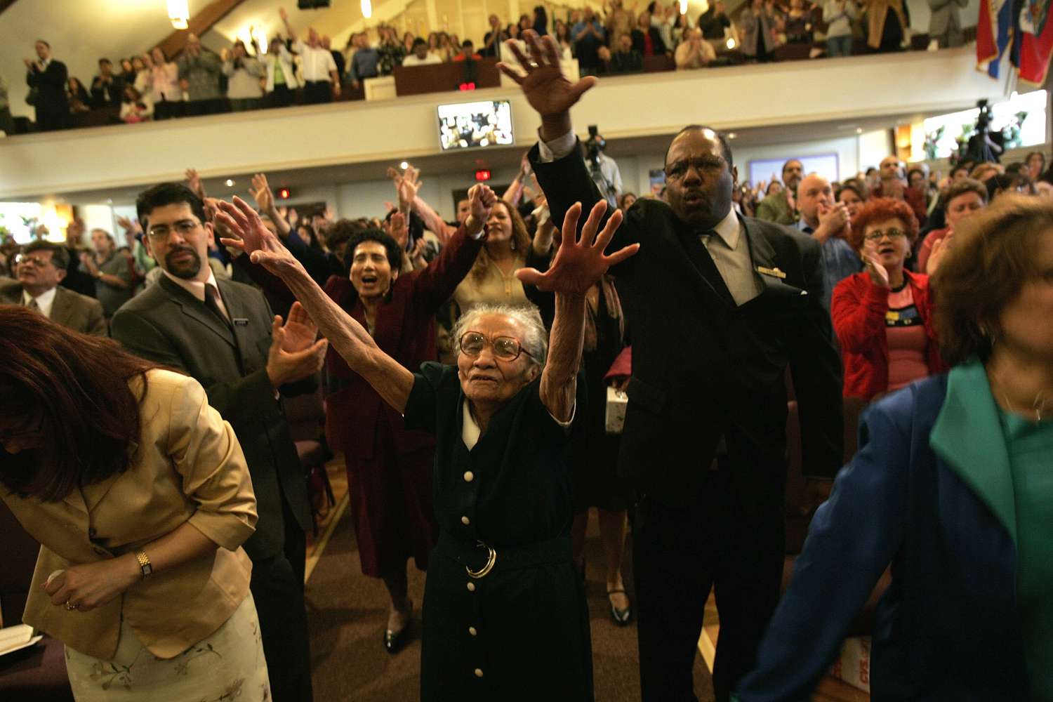 Church worship service
